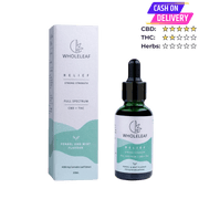 Wholeleaf- Relief Strong Strength Cannabis Oil (THC Dominant)  Fennel and Mint Flavour - CBD Store India