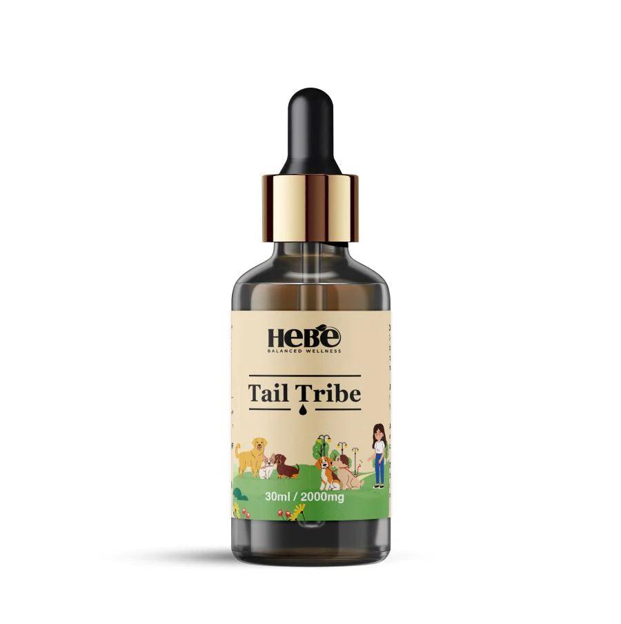 Hebe Tail Tribe | 2000 mg Broad Spectrum CBD Oil for Pets Anxiety.