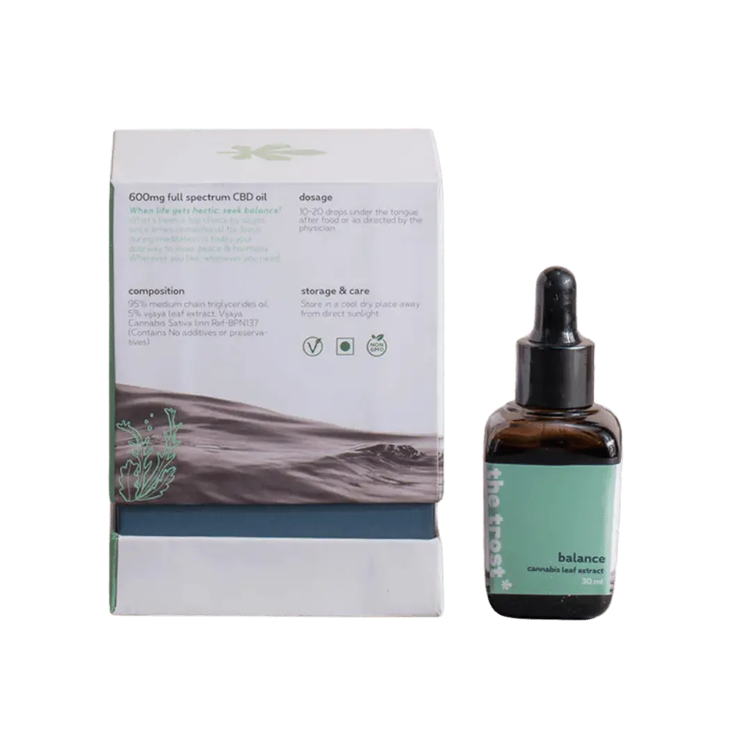 The Trost - Full Spectrum CBD Oil (Balance) - 600mg (30ml).