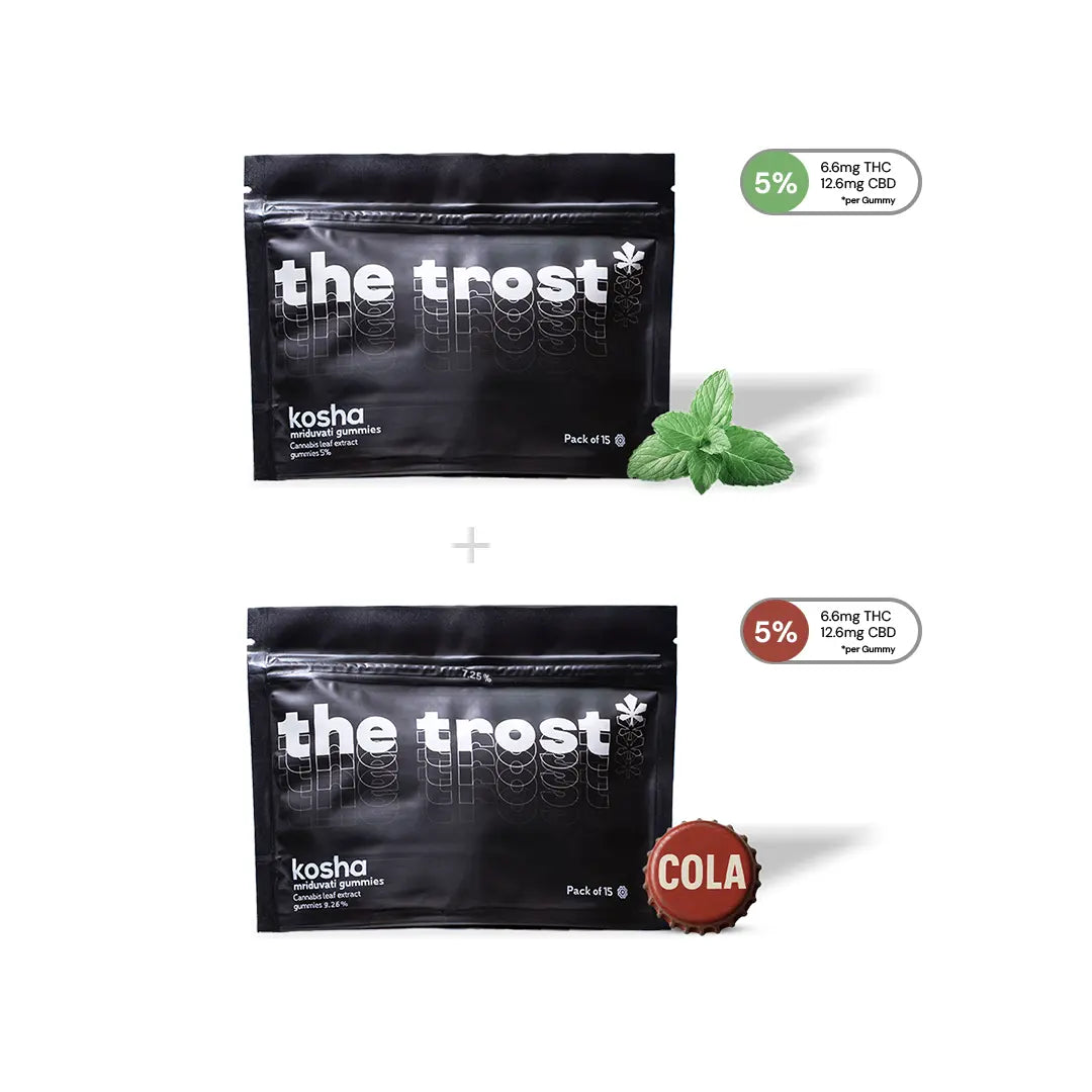 The Trost - Kosha Cannabis Gummies (Cola + Mint) - 5% Cannabis Extract.