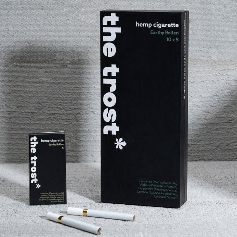 The Trost - Hemp Herbal Cigarette - Earthy Rollen (10x5 pack).
