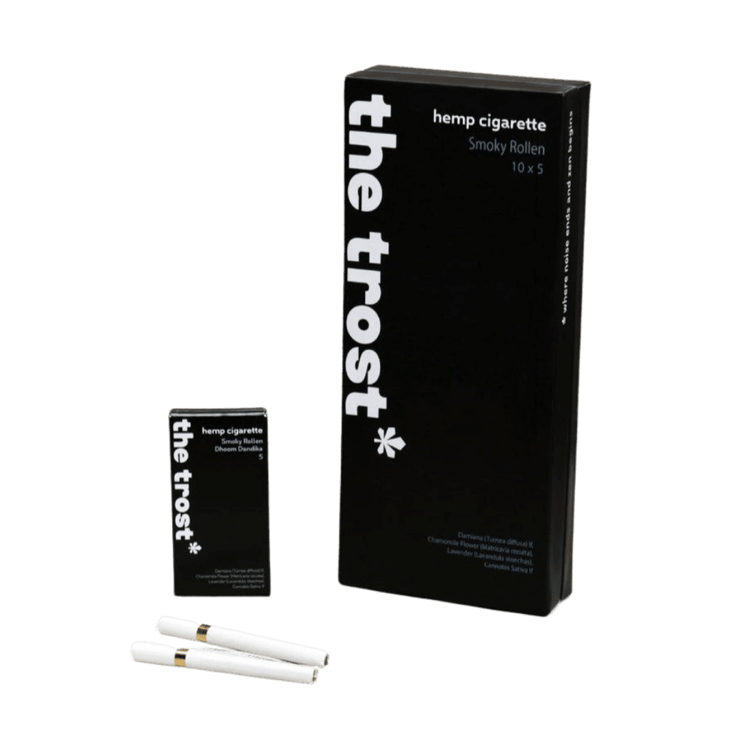Hemp Cigarretts - The Trost- Hemp Herbal Cigarette - Smoky Rollen (10x5 Pack)