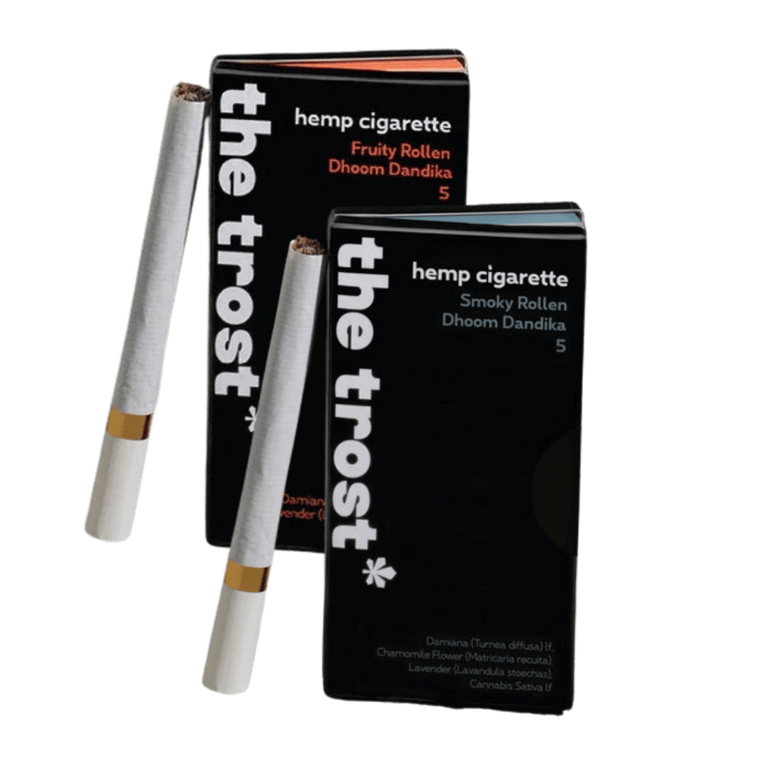 Hemp Cigarretts - The Trost- Hemp Herbal Cigarettes (Smoky + Fruity), deep breath of fresh