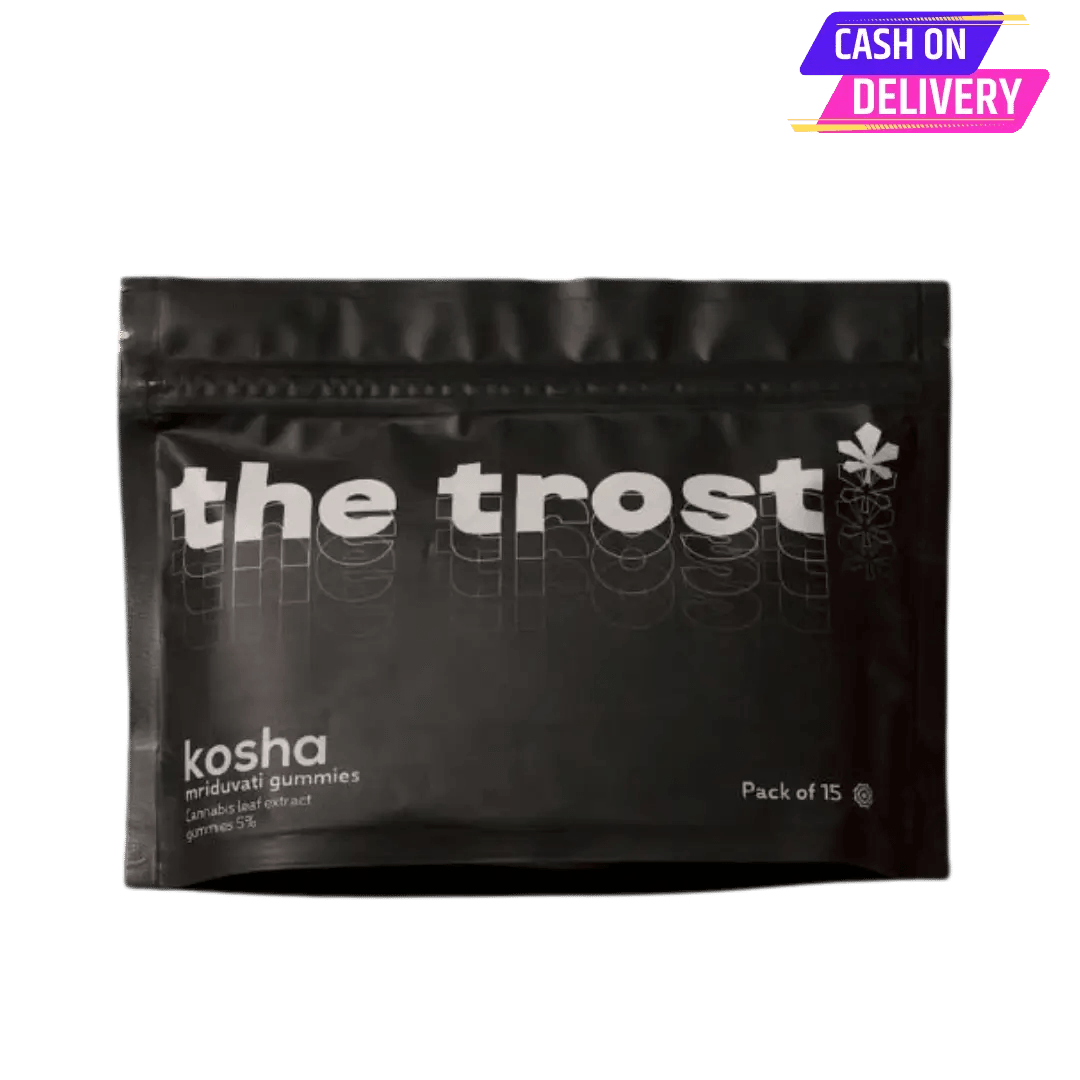 Cannabis Gummies - The Trost- Kosha Cannabis Gummies (Cola + Mint)- 5% Cannabis Extract, Improves Focus and Energy, 