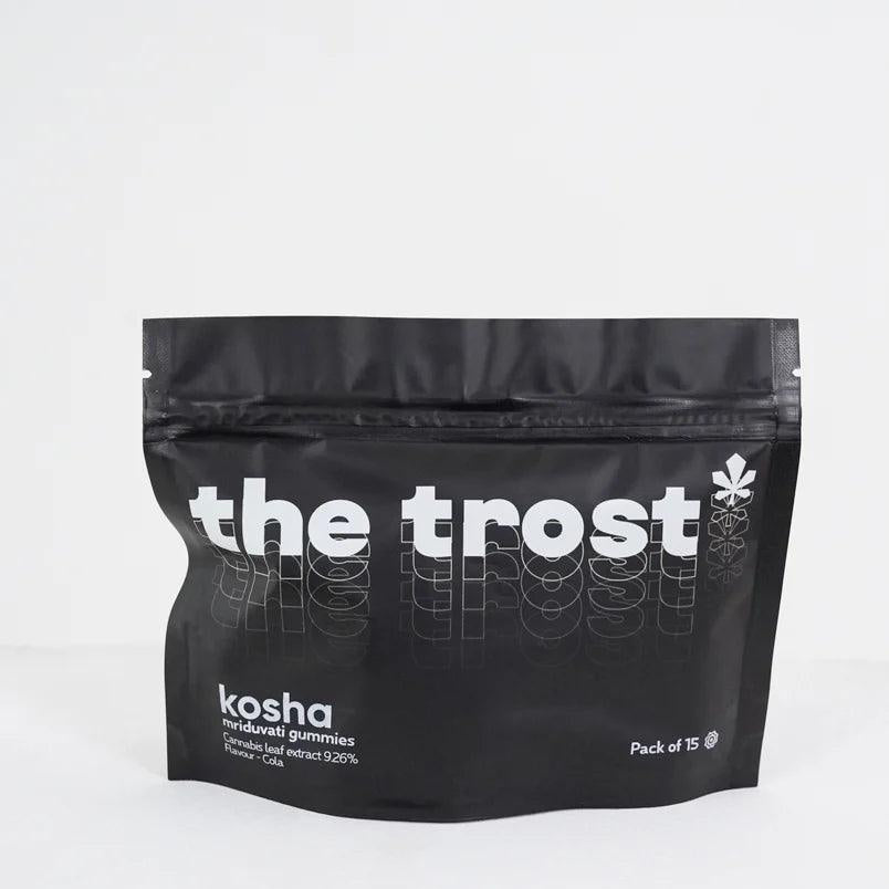 The Trost- Kosha (Cola Flavor) - Extra Strong Cannabis Gummies (Mriduvati) - 9.26% Cannabis ExtractCBD GummiesKosha Cannabis Cola Gummies - 9.26% Cannabis Extract, pack of 15