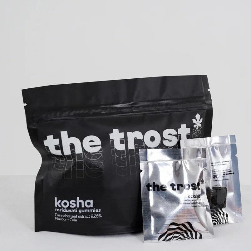 The Trost- Kosha (Cola Flavor) - Extra Strong Cannabis Gummies (Mriduvati) - 9.26% Cannabis ExtractCBD GummiesKosha Cannabis Cola Gummies - 9.26% Cannabis Extract