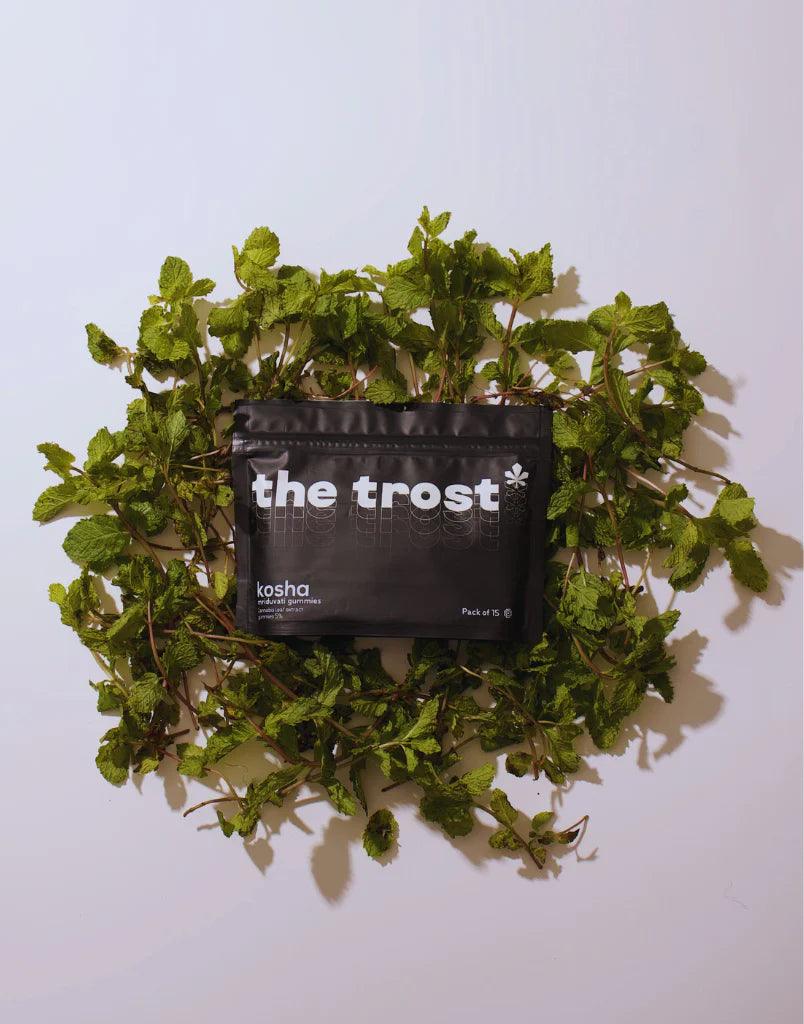 The Trost- Kosha (Mint Flavor)- Cannabis Gummies (Mriduvati)- 5% Cannabis ExtractCBD GummiesCannabis Gummies - Mint Flavor - Stress Relief | 12mg CBD
