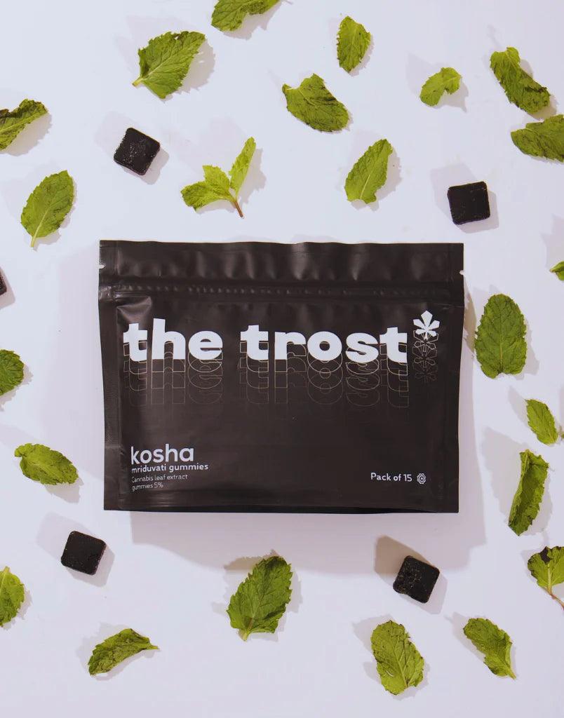 The Trost- Kosha (Mint Flavor)- Cannabis Gummies (Mriduvati)- 5% Cannabis ExtractCBD GummiesCannabis Gummies - Mint Flavor - Stress Relief | 12mg CBD