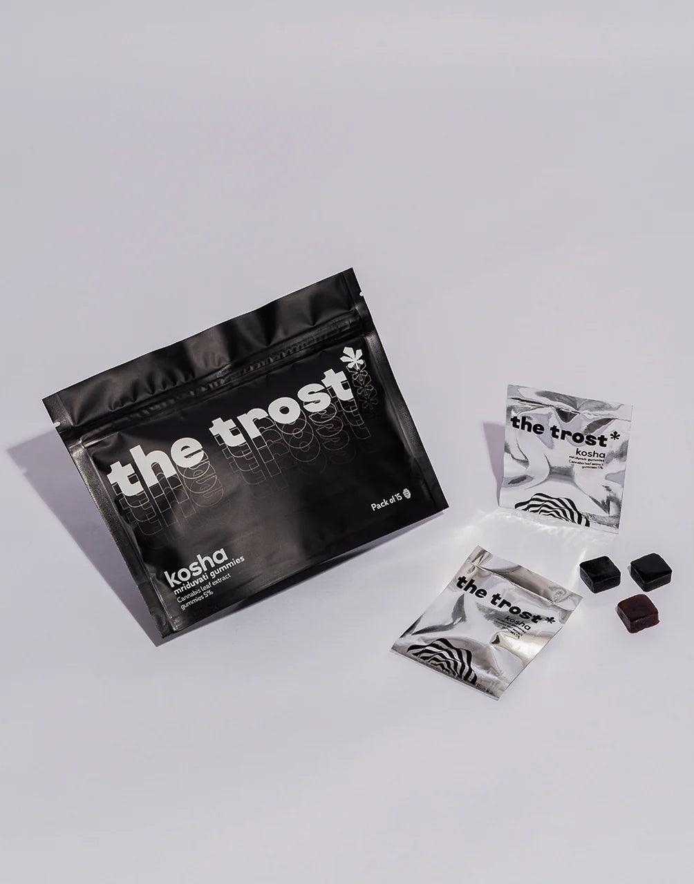 The Trost- Kosha (Mint Flavor)- Cannabis Gummies (Mriduvati)- 5% Cannabis ExtractCBD GummiesCannabis Gummies - Mint Flavor - Stress Relief | 12mg CBD