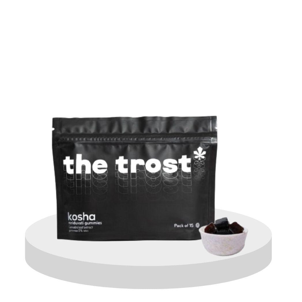 The Trost - Kosha (Cola Flavor)- Cannabis Gummies (Mriduvati)- 5% Cannabis ExtractCBD GummiesKosha Cannabis Gummies - CBD Gummies | Stress Relief, Sleep Aid