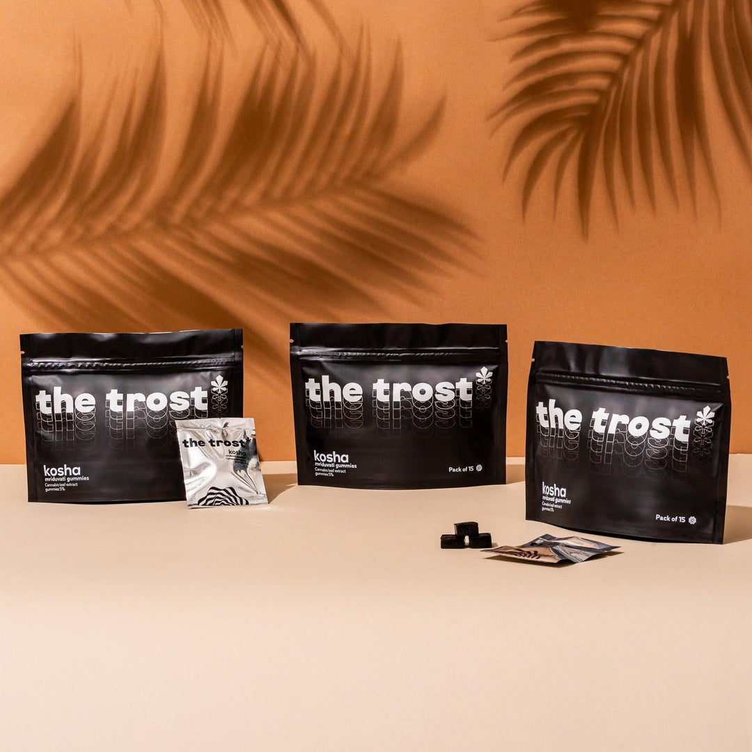 The Trost - Kosha (Cola Flavor)- Cannabis Gummies (Mriduvati)- 5% Cannabis ExtractCBD GummiesKosha Cannabis Gummies - CBD Gummies | Stress Relief, Sleep Aid