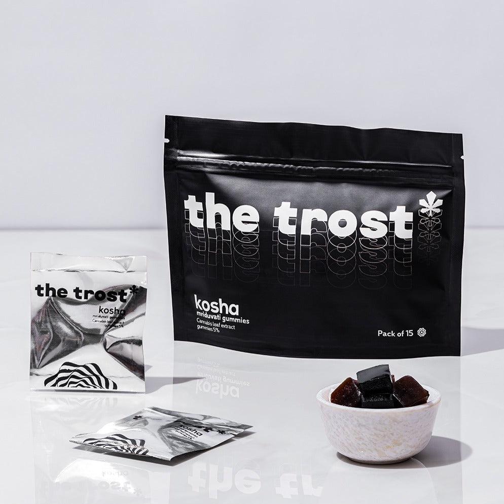 The Trost - Kosha (Cola Flavor)- Cannabis Gummies (Mriduvati)- 5% Cannabis ExtractCBD GummiesKosha Cannabis Gummies - CBD Gummies | Stress Relief, Sleep Aid
