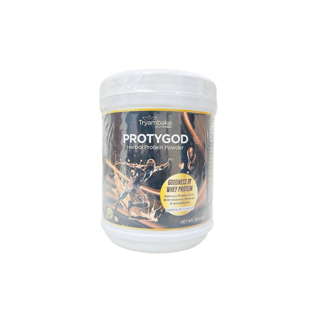 Tryambake Ayurved – Protygod | Herbal Protein Powder for Strength, Stamina & Immunity.