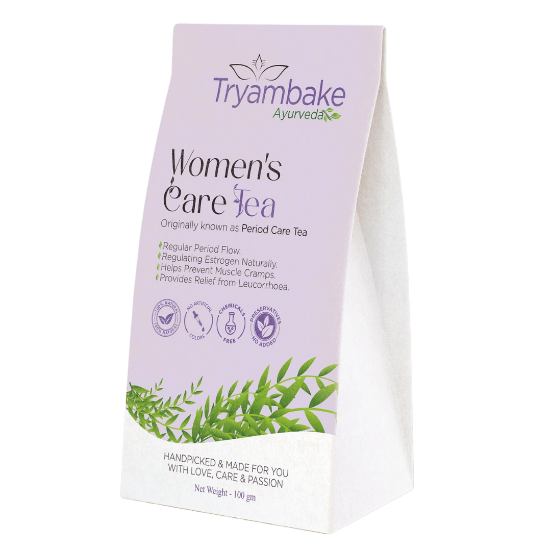 Tryambake Ayurved – Women Care Tea | Hormonal Balance & Wellness.