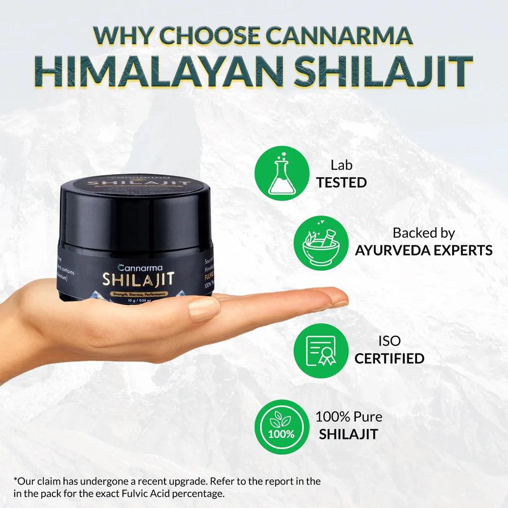 Cannarma- Pure Himalayan Shilajit (10g)Pure Himalayan ShilajitCannarma Shilajit - Himalayan Shilajit Resin Benefits | Boost Immunity, Energy