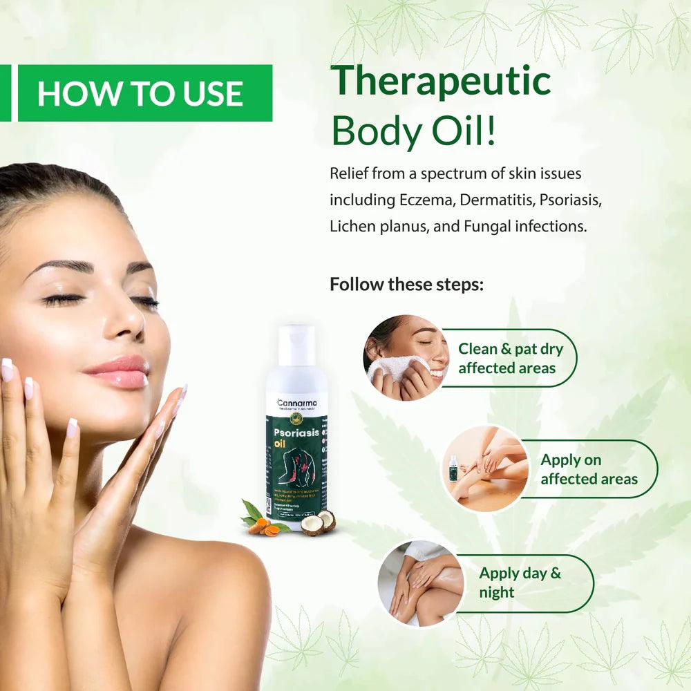Cannarma- Psoriasis Oilskin care oilCannarma Psoriasis Oil - Psoriasis Ayurvedic Oil | Natural Relief