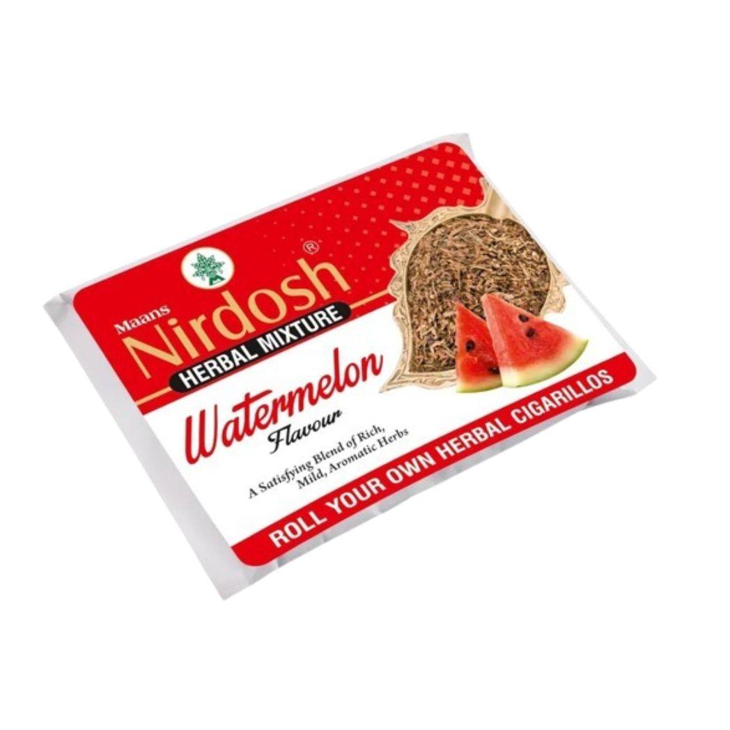 Nirdosh Exotic Herbal Blend – Watermelon Flavor | 100% Natural, Tobacco & Nicotine-Free | 35g.