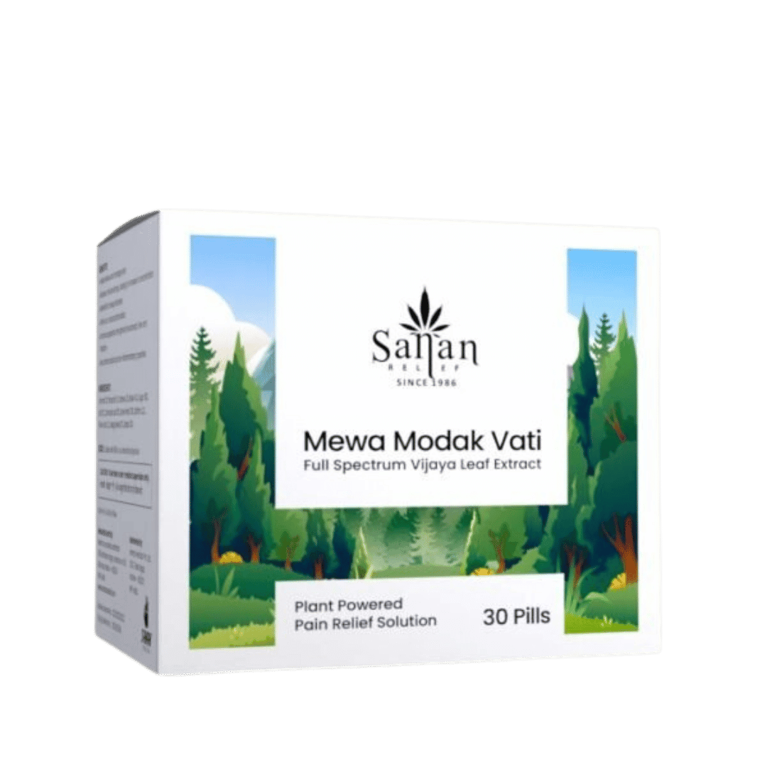 Mewa Modak Vati (30 Pills)- Sanan ReliefMewa Modak VatiMewa Modak Vati - Cannabis Modak Vati | Sleep Aid, Appetite Boost