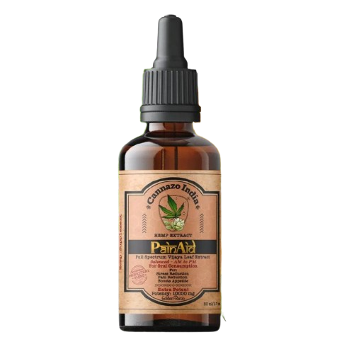 Cannazo Pain Aid Cannabis Tincture (10000mg) - CBD Store India