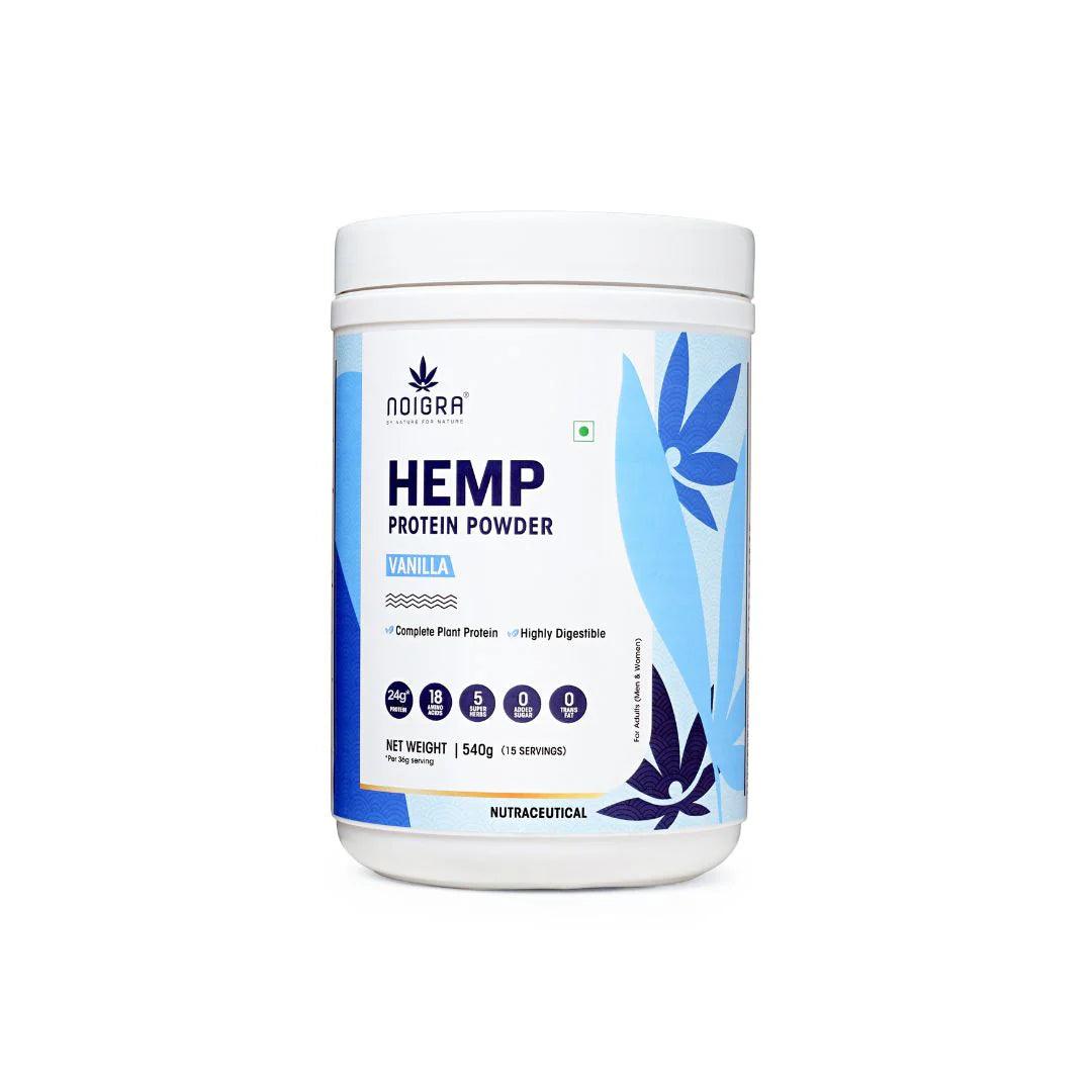 Noigra- Hemp Protein Powder - Vanilla Flavour.