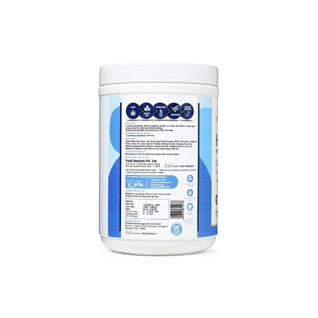 Noigra- Hemp Protein Powder - Vanilla Flavour.