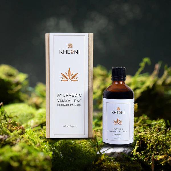 Kheoni Ayurvedic Vijaya Leaf Extract Pain OilMassage OilKheoni Ayurvedic Vijaya Leaf Pain Oil | Pain Relief, Relaxation