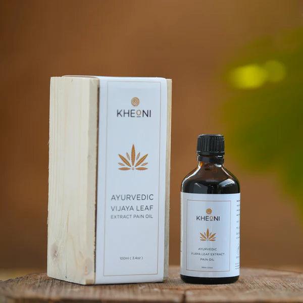 Kheoni Ayurvedic Vijaya Leaf Extract Pain OilMassage OilKheoni Ayurvedic Vijaya Leaf Pain Oil | Pain Relief, Relaxation