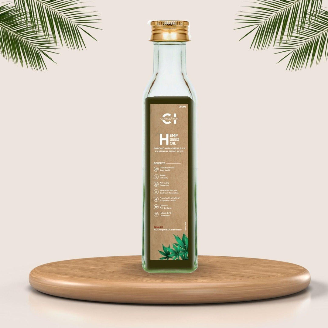Cannazo Hemp Seed Oil (250ml / 500ml)Hemp oilHemp Seed Oil | Buy online in India | CBD Store India