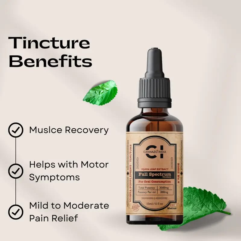 Cannazo Full Spectrum Tincture | Calms Chronic and Neuro Pain