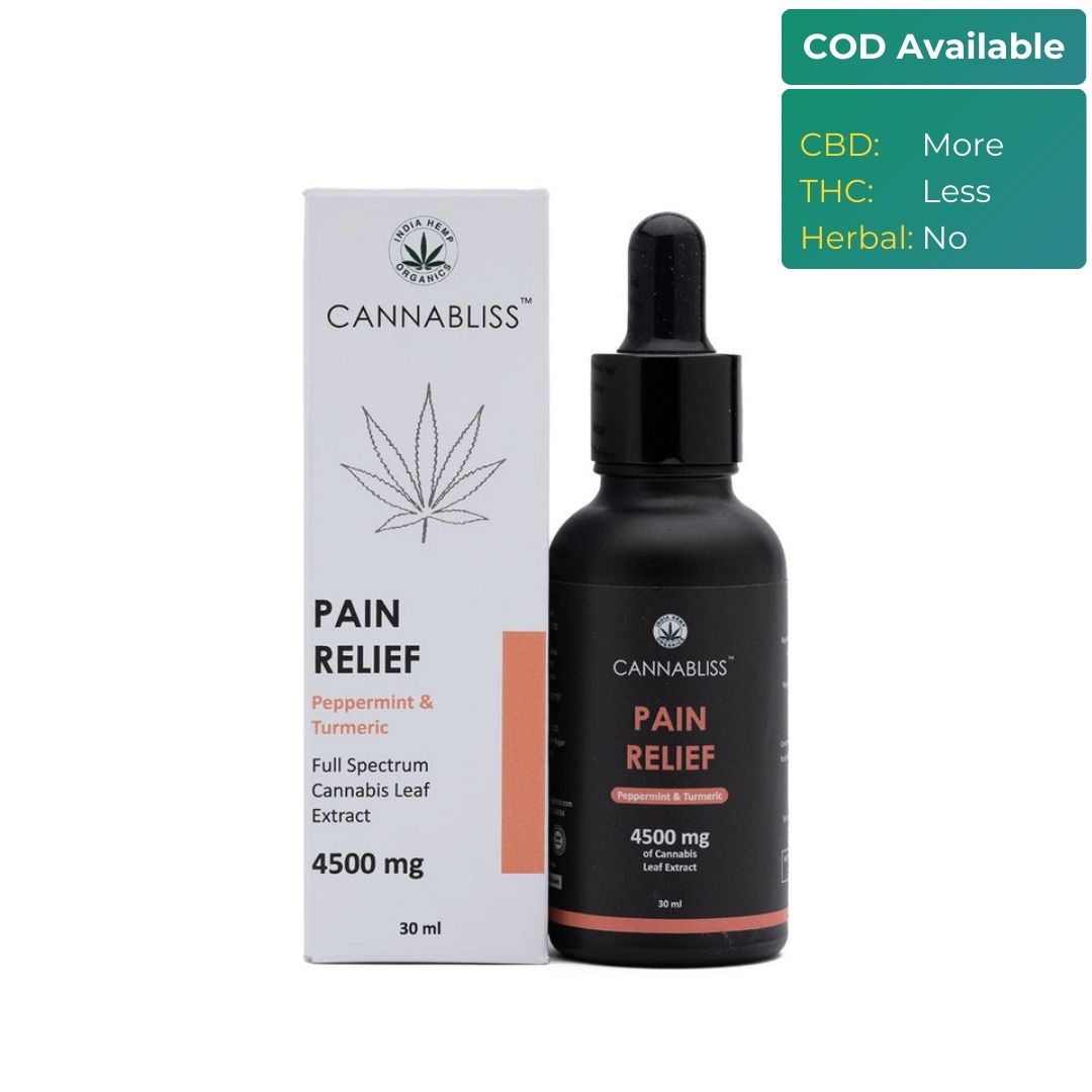 Anandamide Collection - Cannabliss Pain Relief Oil | 15% Cannabis Leaf Extract (1500mg -4500mg) - CBD Store India