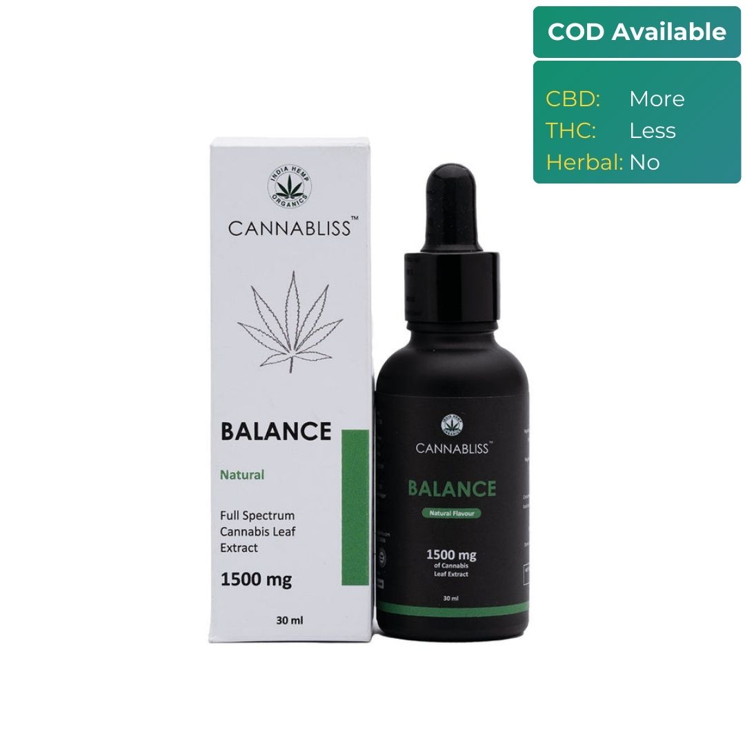 Anandamide Collection - CannaBliss Balance - Full Spectrum Cannabis Leaf Extract (500mg, 1500mg)