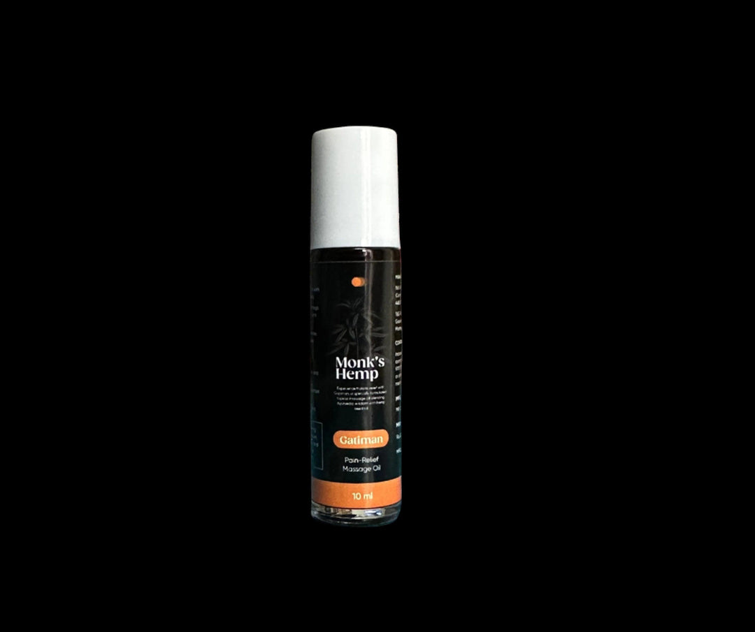 Monk's Hemp- Gatiman Roll On | Pain Relief OilRoll onMonk's Hemp Pain Relief Oil - CBD Roll On | Fast-Acting Relief