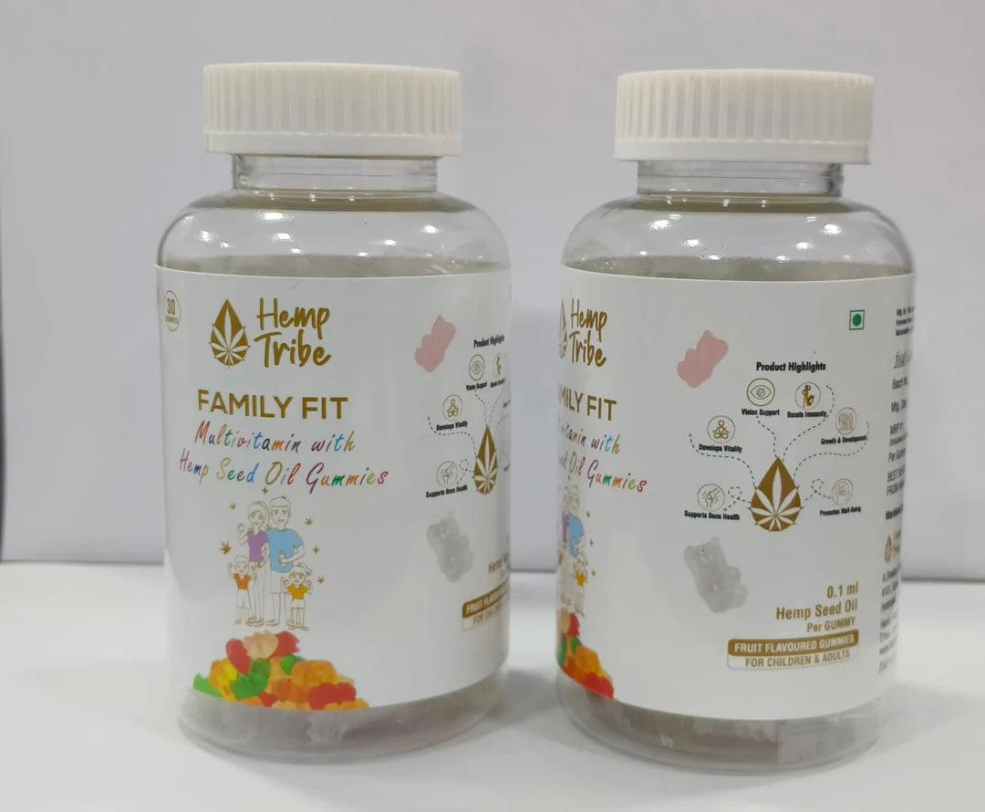 Hemp Tribe- Family Fit GummiesGummiesHemp Tribe Gummies - Hemp Multivitamin | Boost Immunity