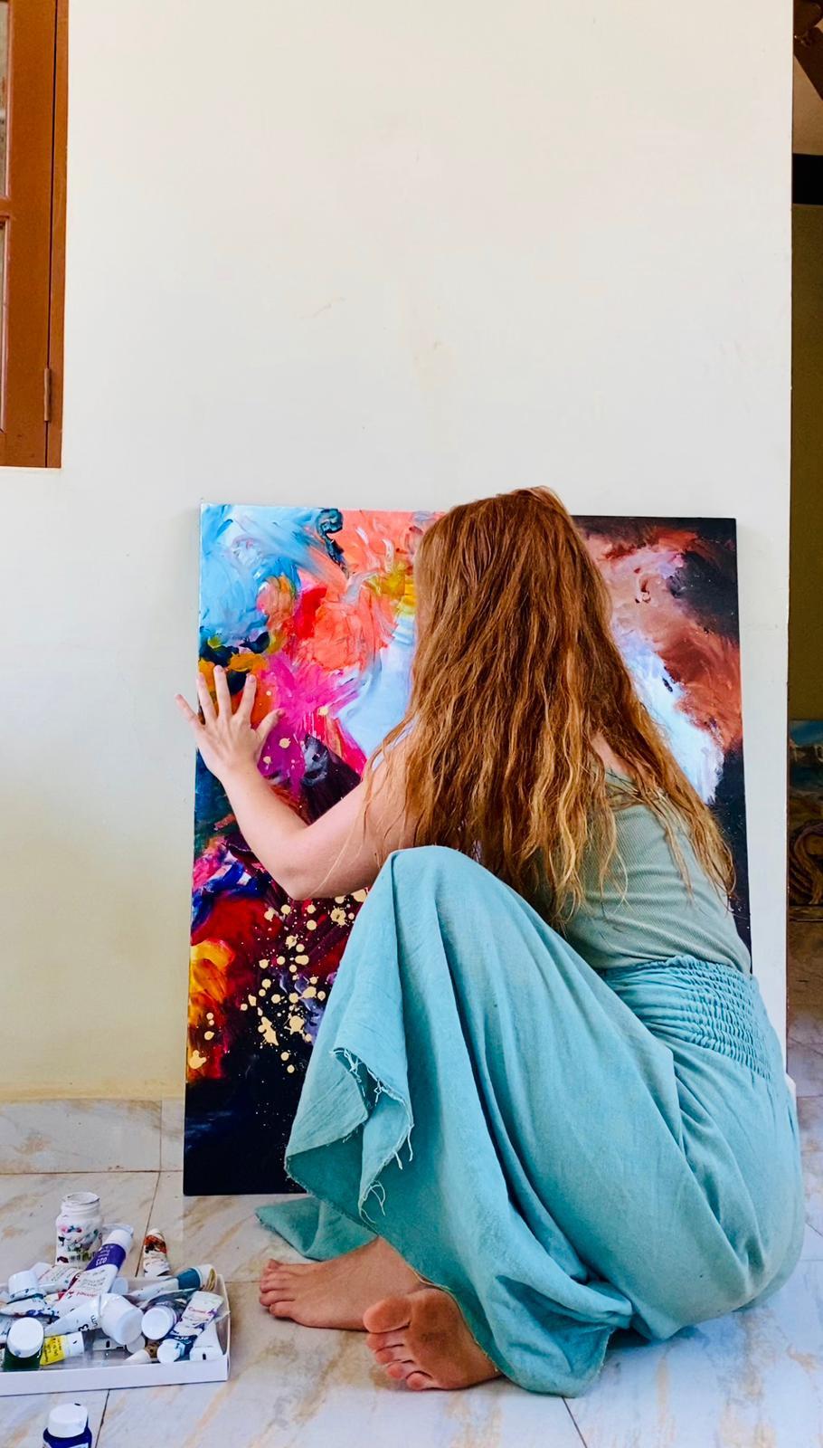 Online Art Session With Leela Louise | Intuitive Painting Sessions — Every Brushstroke Is an Act of Self-Love.