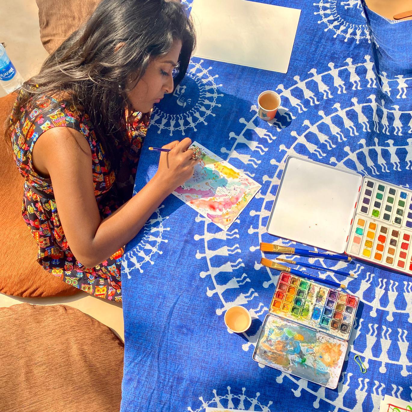 Online Art Session With Leela Louise | Intuitive Painting Sessions — Every Brushstroke Is an Act of Self-Love.