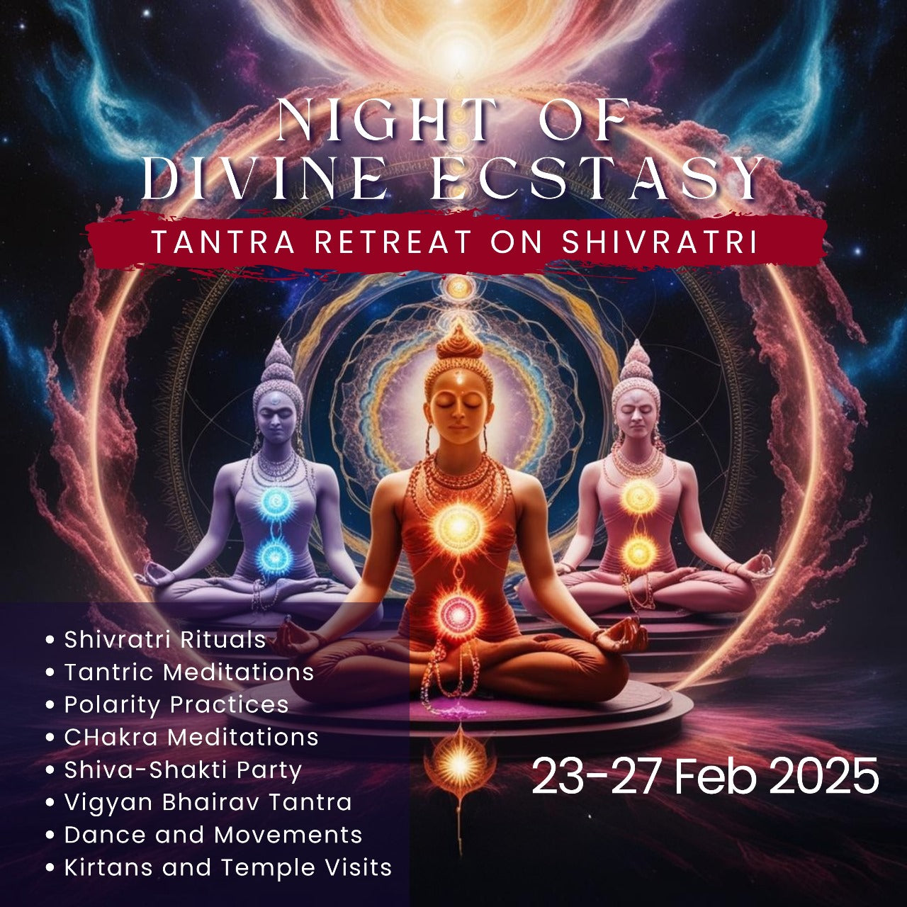 Dharma Yoga Retreat - Night of Divine Ecstasy 2024