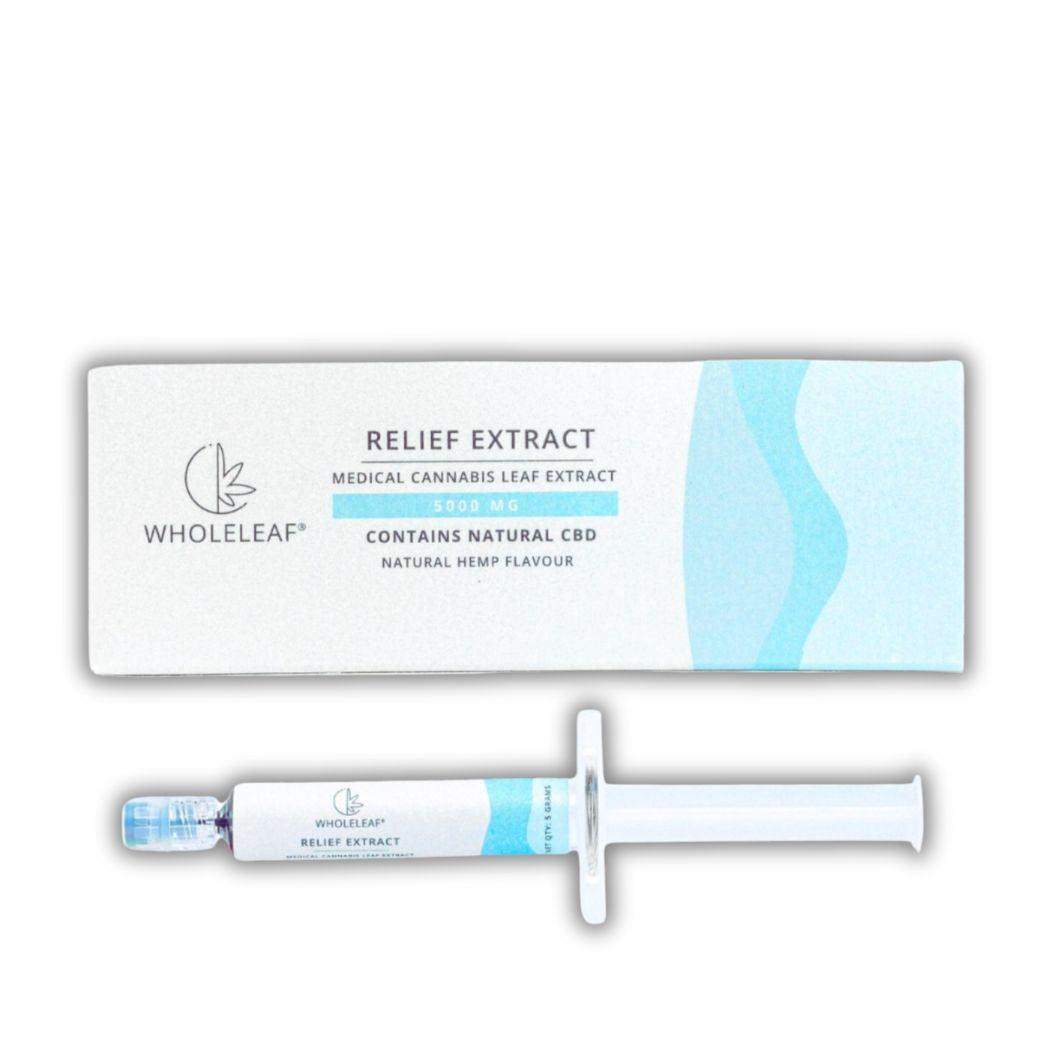 Wholeleaf - Relief Cannabis Extract (THC Dominant)  Natural Flavour.