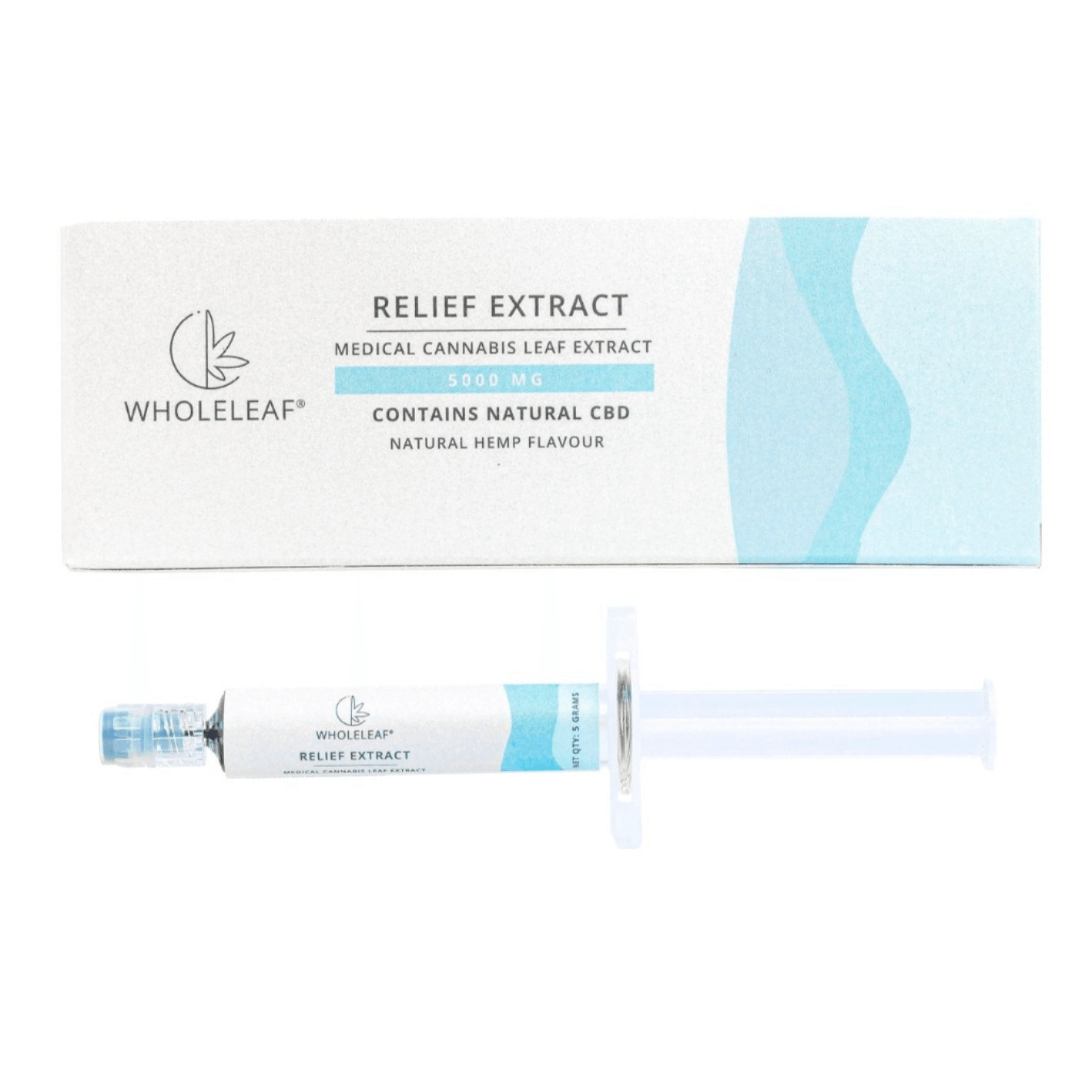 Wholeleaf - Relief Cannabis Extract (THC Dominant)  Natural Flavour.