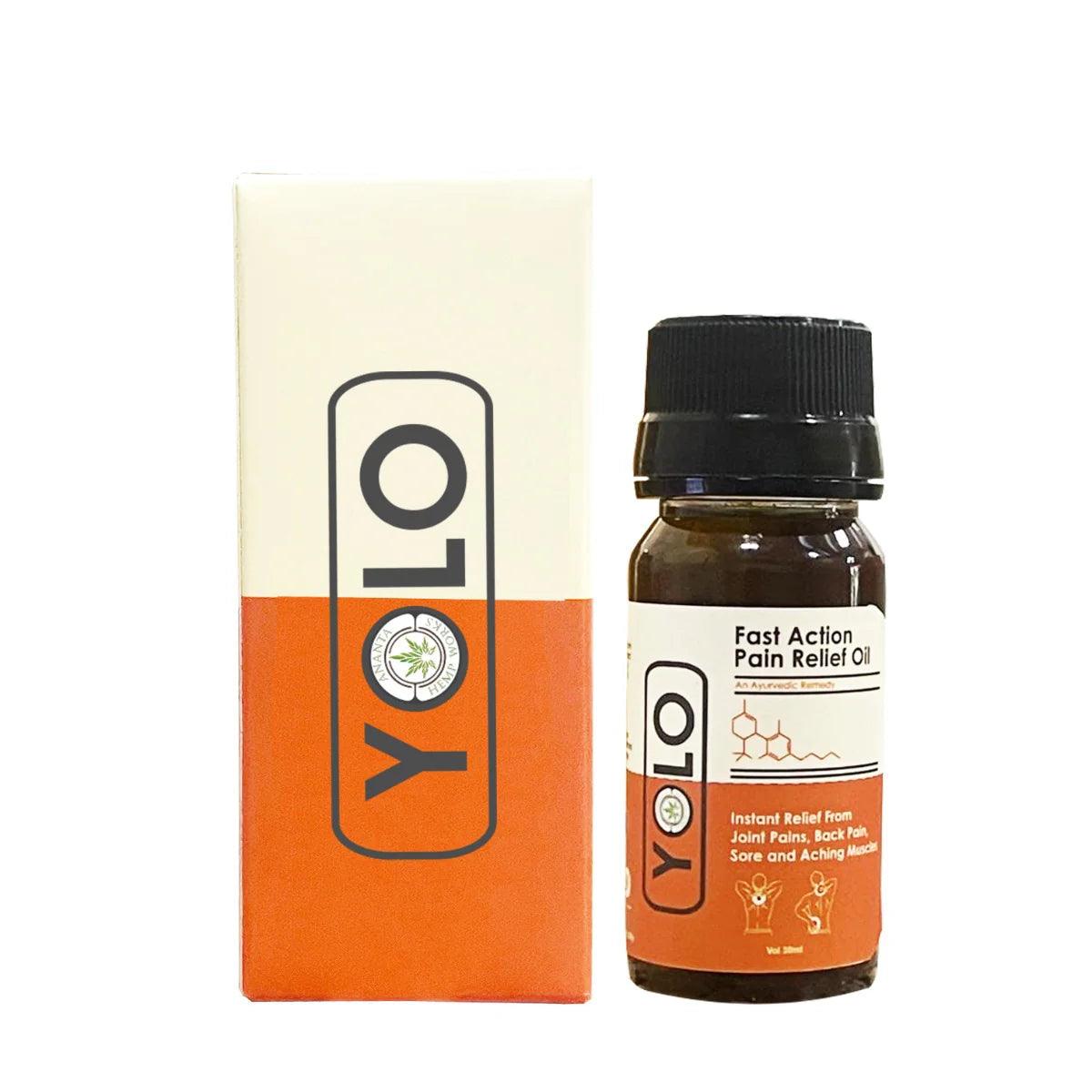 Yolo Fast Action Pain Relief Oil 30ml (Topical).