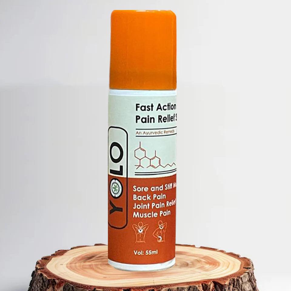 Yolo Fast Action Pain Relief Spray 50mlPain Relief SprayYolo Pain Relief Spray - Fast Pain Relief Spray | Ayurvedic, Anti-inflammatory, 50ml