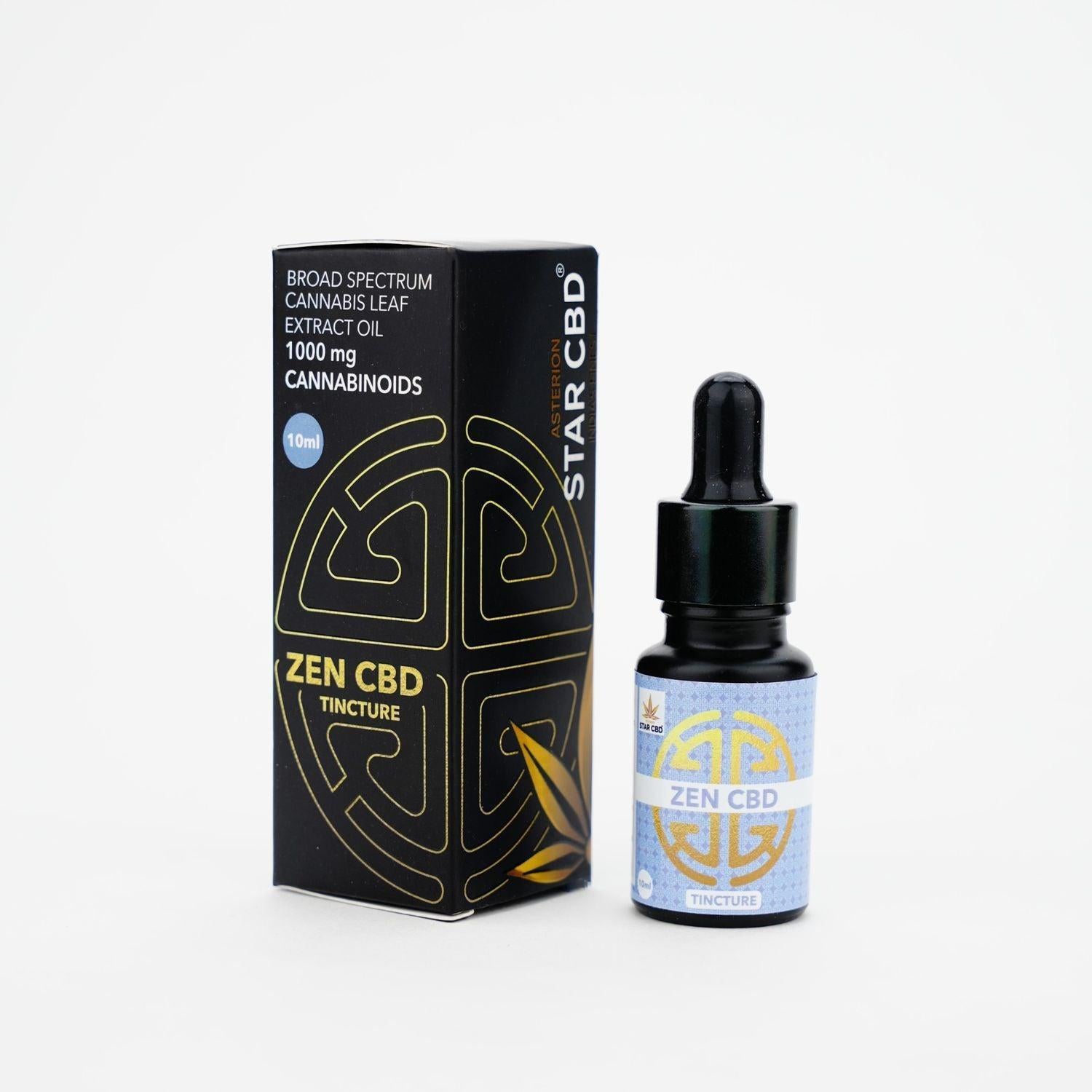 StarCBD- Zen CBD Broad Spectrum Oil Tincture.