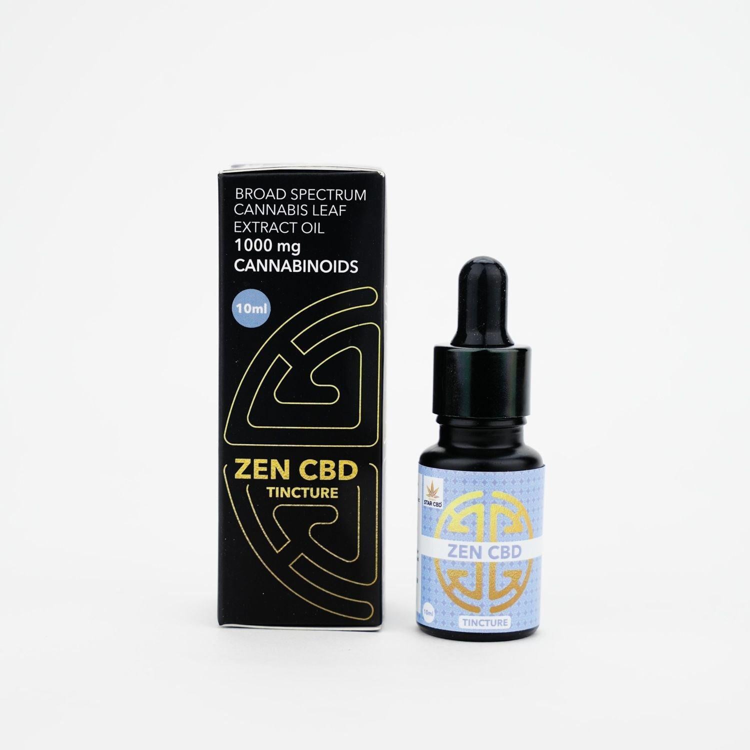 StarCBD- Zen CBD Broad Spectrum Oil Tincture.