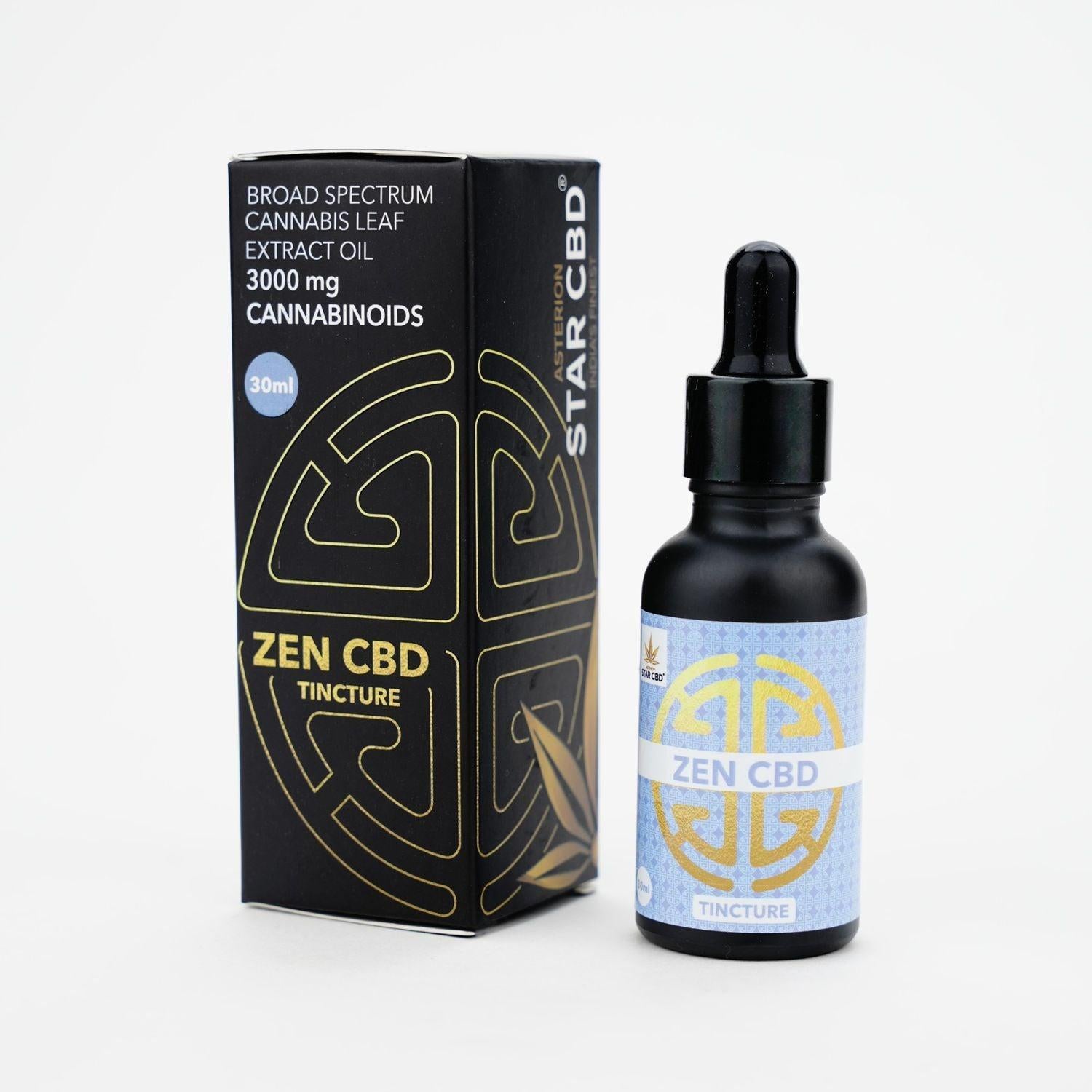 StarCBD- Zen CBD Broad Spectrum Oil Tincture.