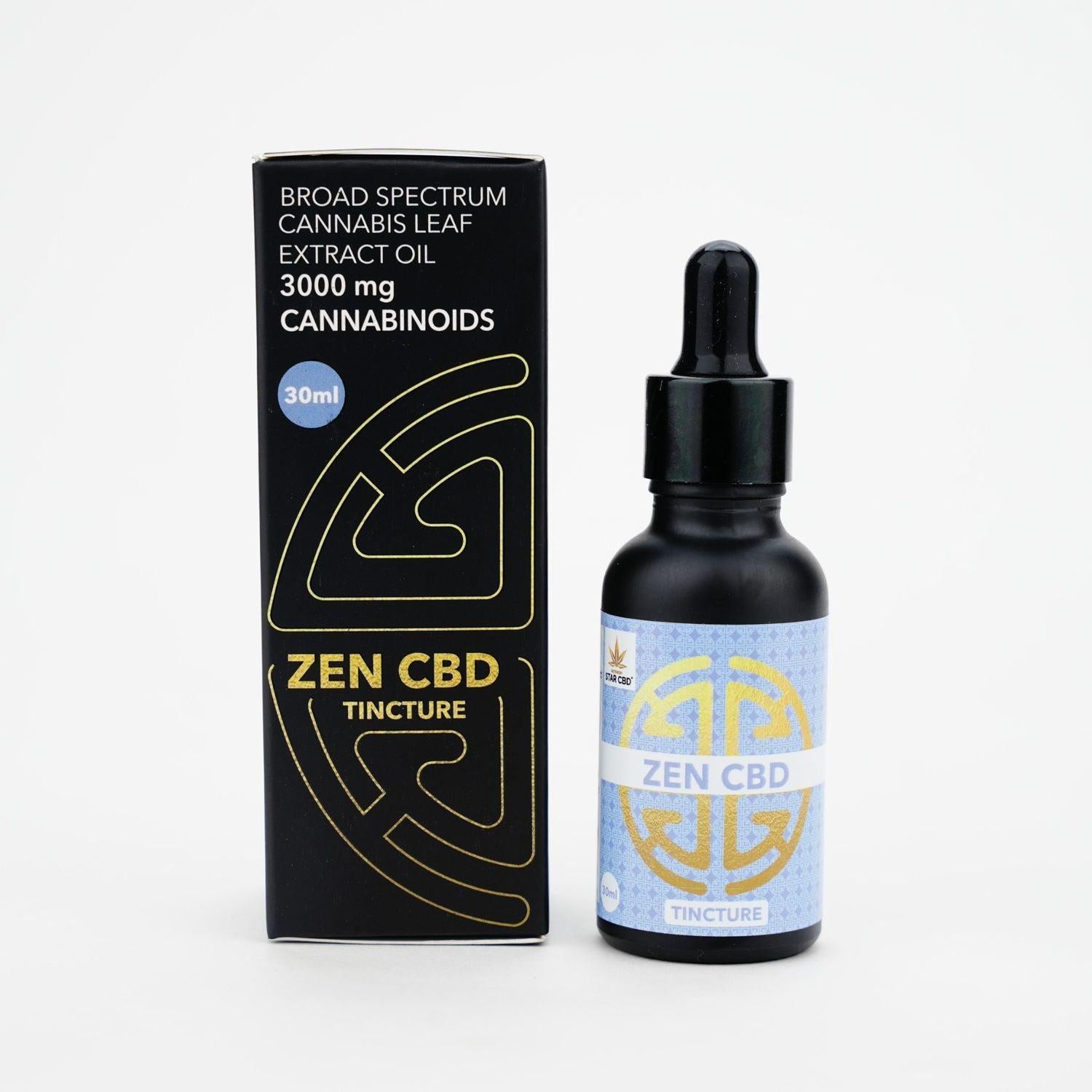 StarCBD- Zen CBD Broad Spectrum Oil Tincture.