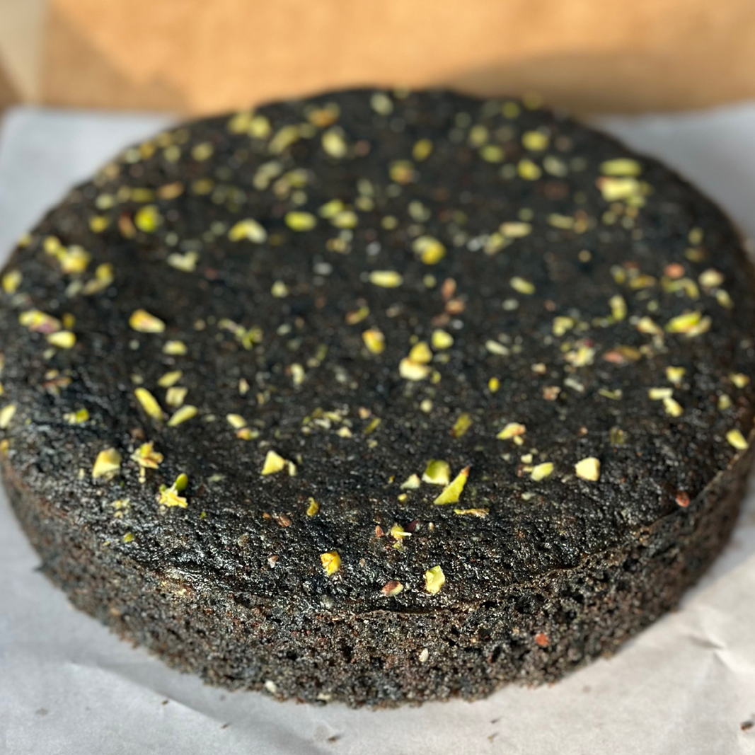 Butterfly Ayurveda- Black Carrot Cake- Eggless