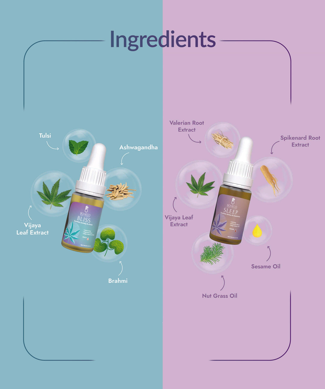 Boheco - Mental Health Duo | Stress & Anxiety All RounderCBD Oil TincturesBoheco Mental Health Duo - CBD Combo for Stress Relief | Anxiety Support