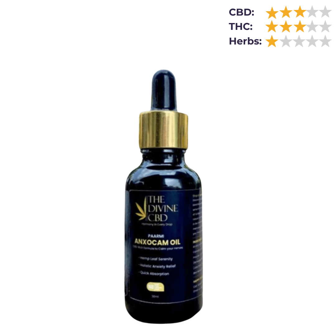 Paarmi Cares- Anxocam Cannabis Oil Tincture | Stress, Anxiety & Relaxation.
