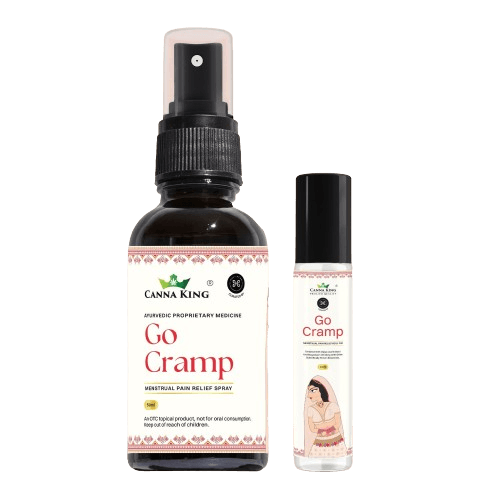 Cannaking- Go Cramp: Menstrual Pain Relief Spray & Roll OnMenstrual Pain ReliefGo Cramp: Menstrual Pain Relief Spray - Natural Solution