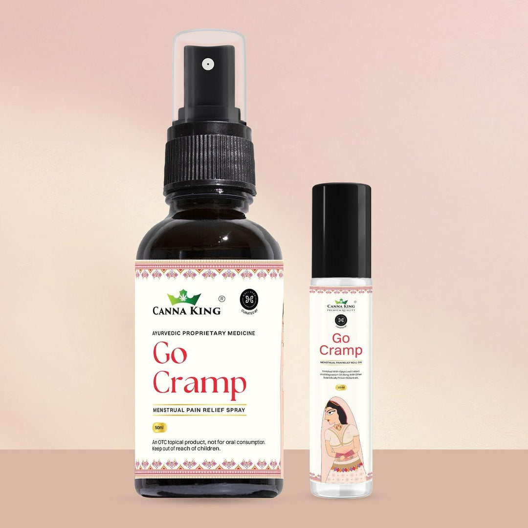 Cannaking- Go Cramp: Menstrual Pain Relief Spray & Roll OnMenstrual Pain ReliefGo Cramp: Menstrual Pain Relief Spray - Natural Solution