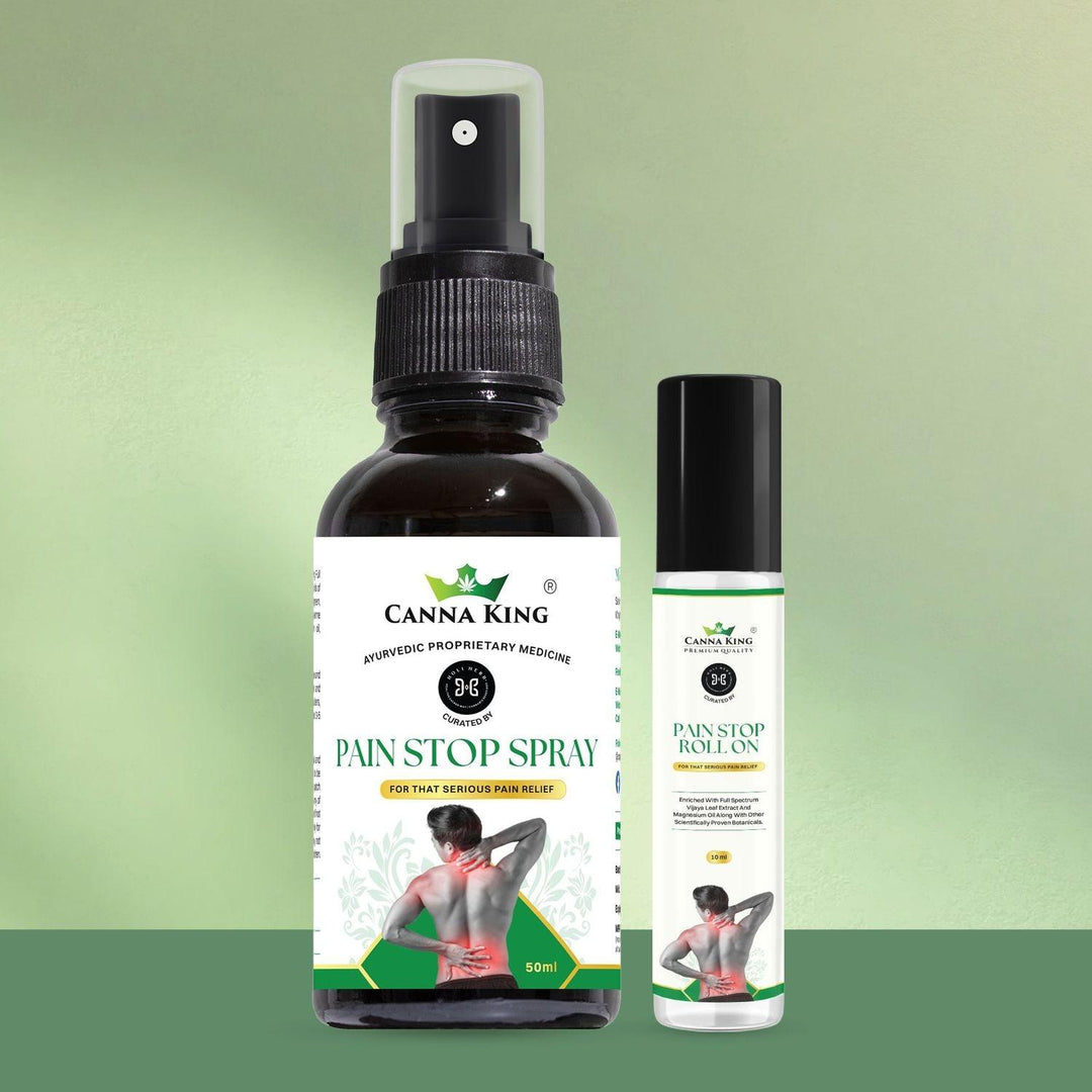 Cannaking- Pain Stop Spray & Roll OnPain Relief SprayPain Relief Spray - Cannaking Pain Stop Solution | Quick Relief